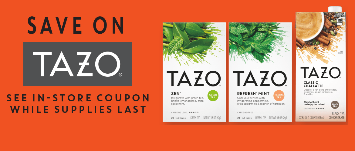 TAZO savings
